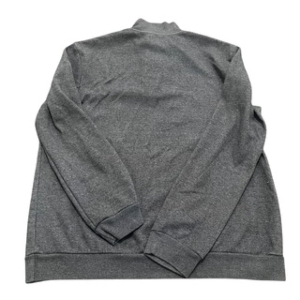Alfani Men's Quarter Zip Pullover Sweater Size Large Gray Knit lightweight layer - Picture 3 of 13